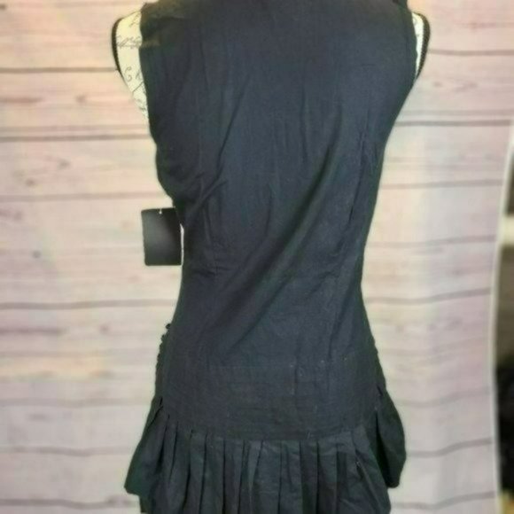 ♡3/$30♡ Plenty by Tracy Reese Black Mod Mini Dress - Picture 6 of 8